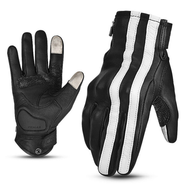 Motorcycle Leather Gloves For All Seasons - Image 8
