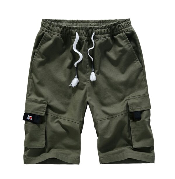 Men's Camo Pocket Print Casual Shorts - Image 6