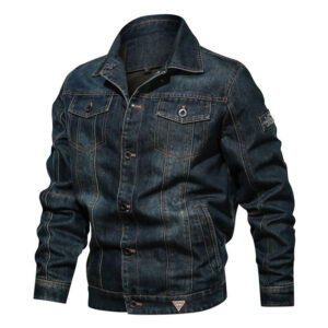Men's Lapel Button Casual Jacket