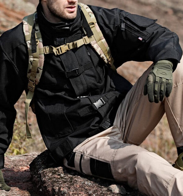 Men's Outdoor Windproof All-terrain Versatile Tactical Jacket - Image 6