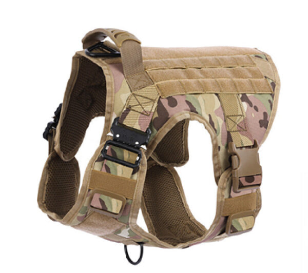 Adjustable German Shepherd Tactical Dog Harness Vest With Handle - Image 9