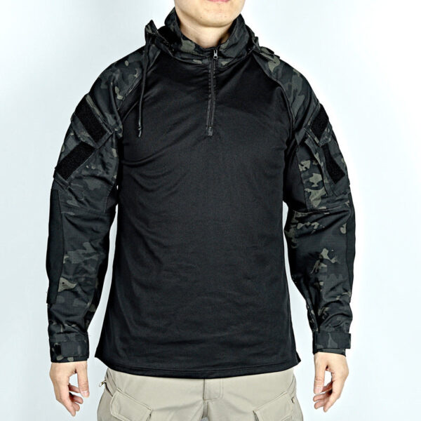Men's Outdoor Tactical Short Sleeve Stand Jacket - Image 7