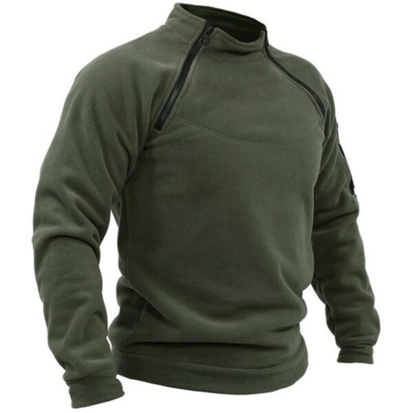 Men's Warm Fleece Pullover Underwear Hoodie - Image 4