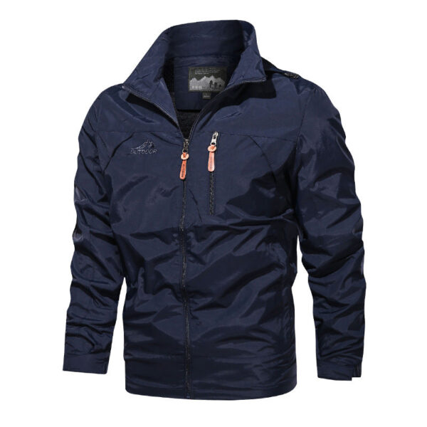 Men's Outdoor Waterproof And Windproof Hooded Jacket - Image 7