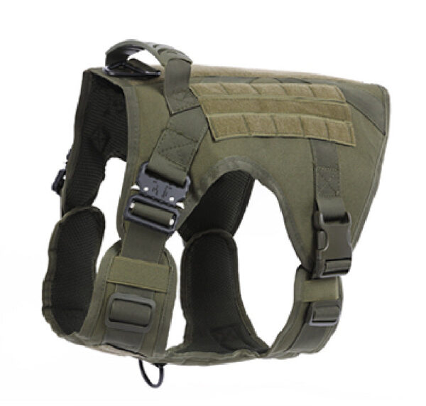 Adjustable German Shepherd Tactical Dog Harness Vest With Handle - Image 8