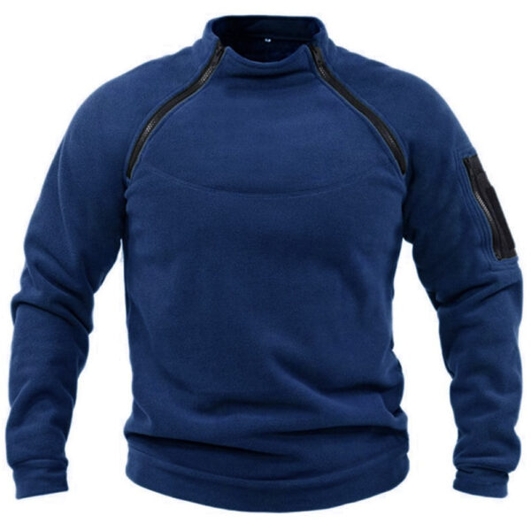 Men's Warm Fleece Pullover Underwear Hoodie - Image 7
