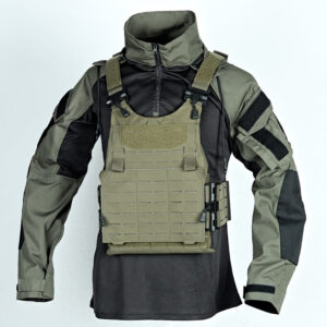 Men's Outdoor Tactical Short Sleeve Stand Jacket
