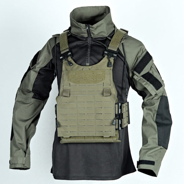 Men's Outdoor Tactical Short Sleeve Stand Jacket