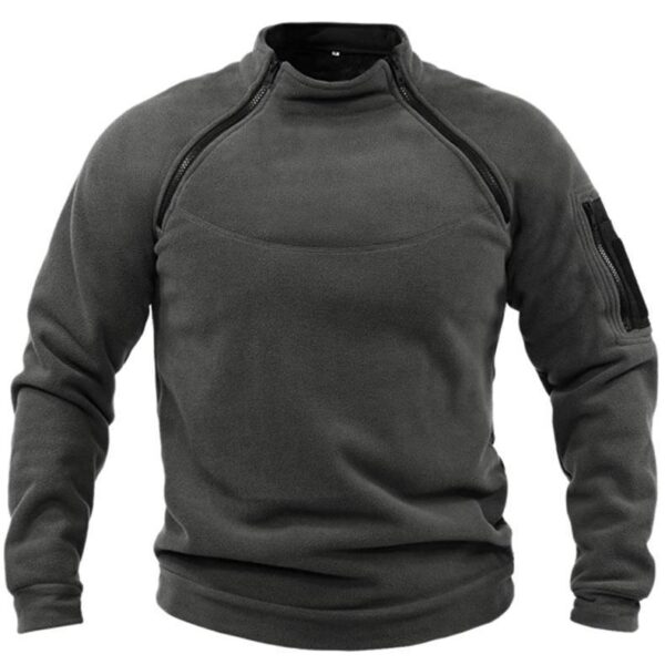 Men's Warm Fleece Pullover Underwear Hoodie - Image 5