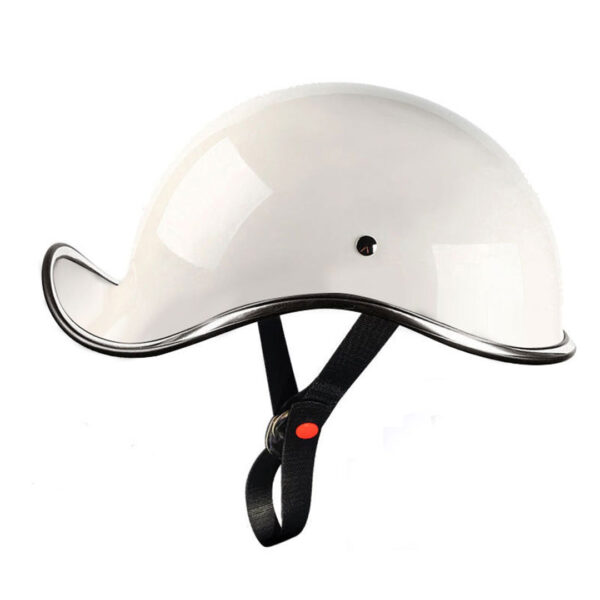 Vintage Cafe Racer Half Helmet - Image 4