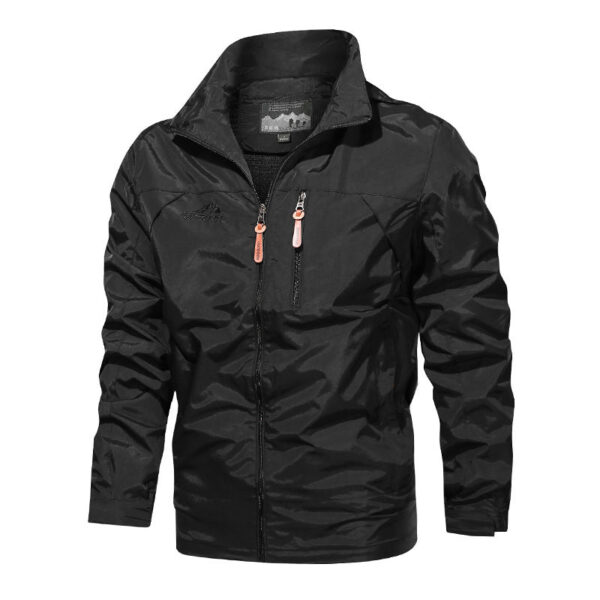 Men's Outdoor Waterproof And Windproof Hooded Jacket - Image 9