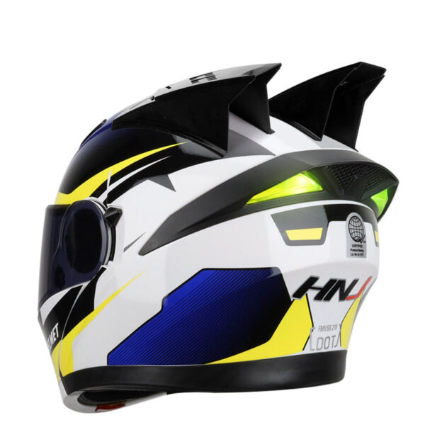 Leopard 989 Flip Up Bluetooth Helmet - Image 4