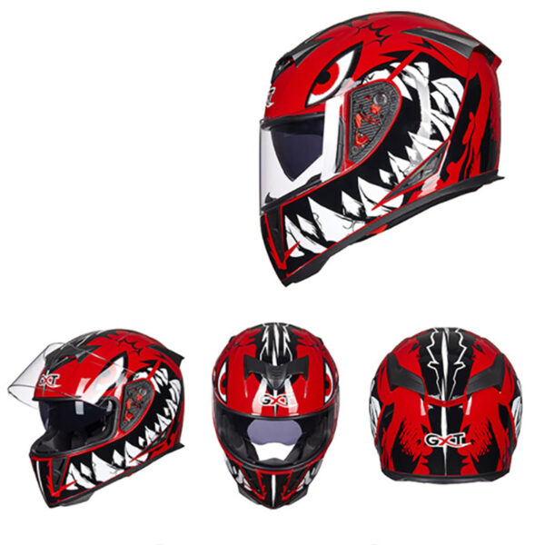 Shark G358 Full Face Motorcycle Helmet with Dual Visors - Image 4