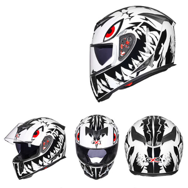Shark G358 Full Face Motorcycle Helmet with Dual Visors - Image 2