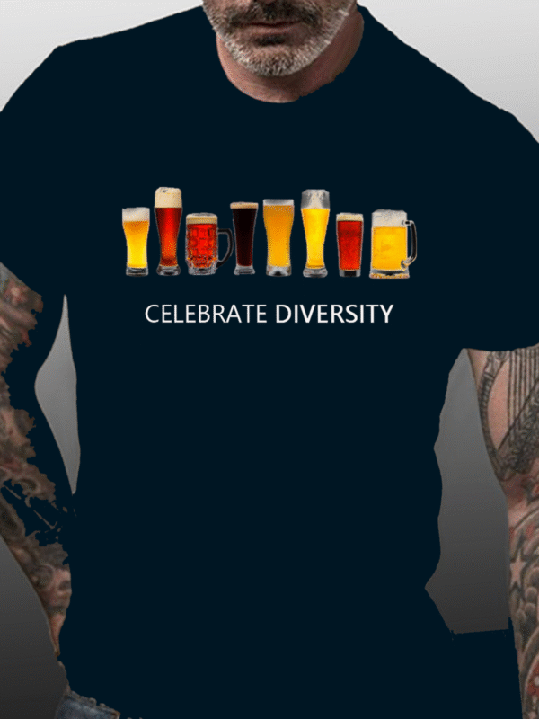 Celebrate Diversity Beer Funny Shirts & Tops