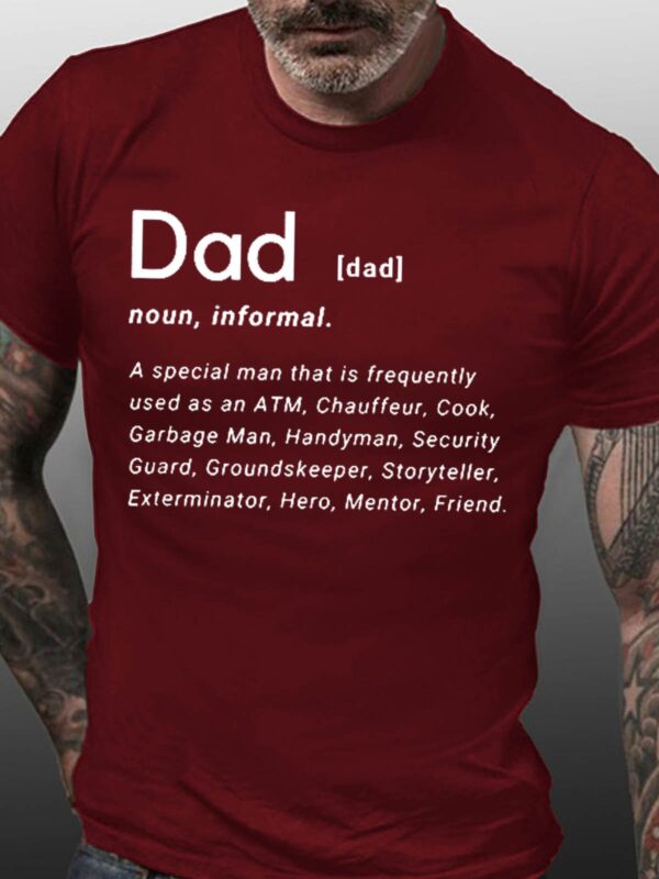 Dad Definition Men's Short Sleeve T-Shirt - Image 3
