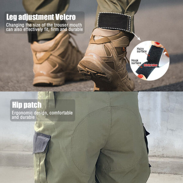 Men's Urban Cargo Pants Waterproof Ripstop Tactical Pants - Image 7