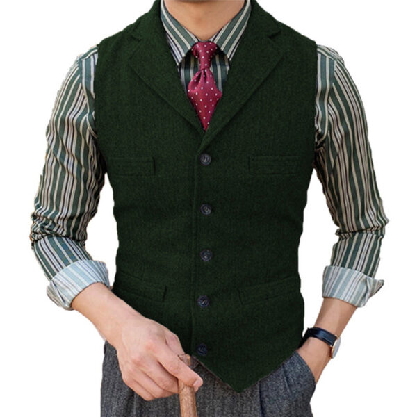 MEN'S CLASSIC SUIT VEST - Image 6