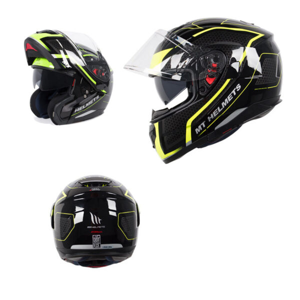 Modular Motorcycle Helmet Double Visor MT Helmet ATOM SV - Image 9