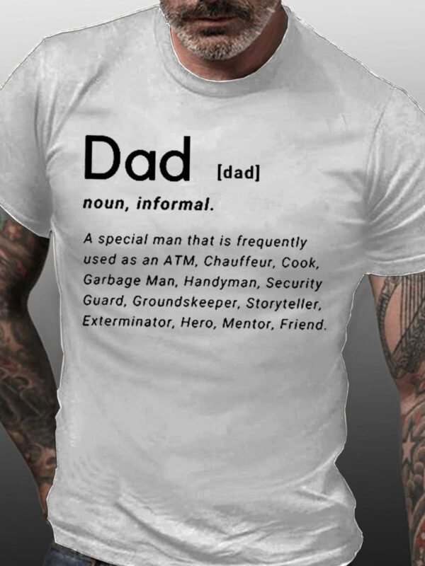 Dad Definition Men's Short Sleeve T-Shirt - Image 4