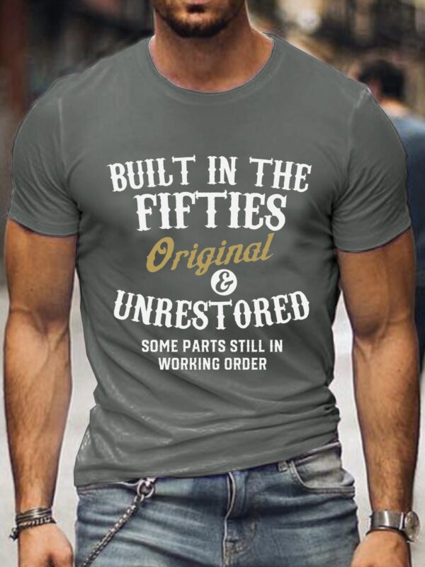 Built In The Fifties 50s Original Unrestored Printed T-Shirts & Tops - Image 6