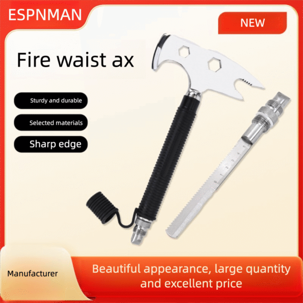 Integrated Forging Fire Axe - Small Hand Axe, Demolition Tool - Image 2