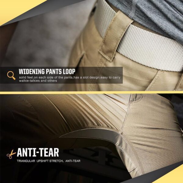 Men's Urban Pro Stretch Tactical Pants Black - Image 3