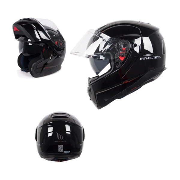 Modular Motorcycle Helmet Double Visor MT Helmet ATOM SV - Image 6