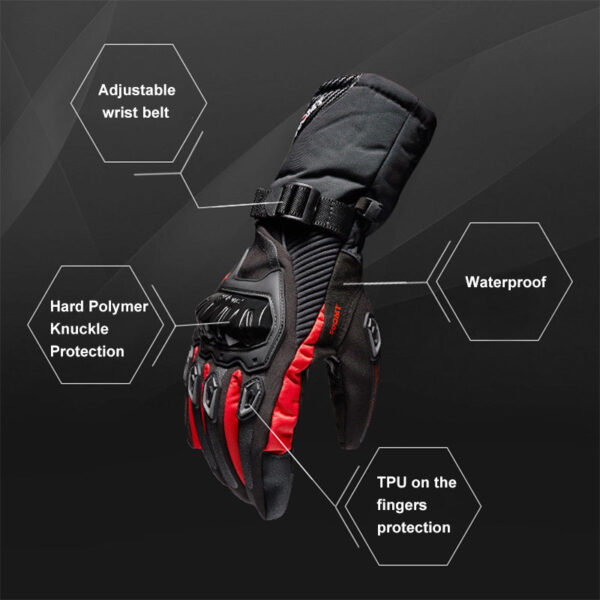 Winter Waterproof Outdoor Riding Gloves - Image 7