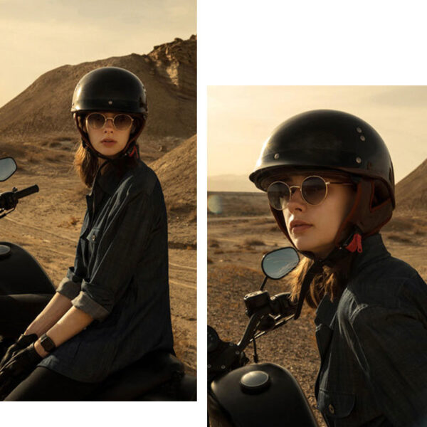 American Eagle Half Face Cruising Helmet - Image 7