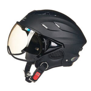 Half Open Face Helmet with Sun Visor