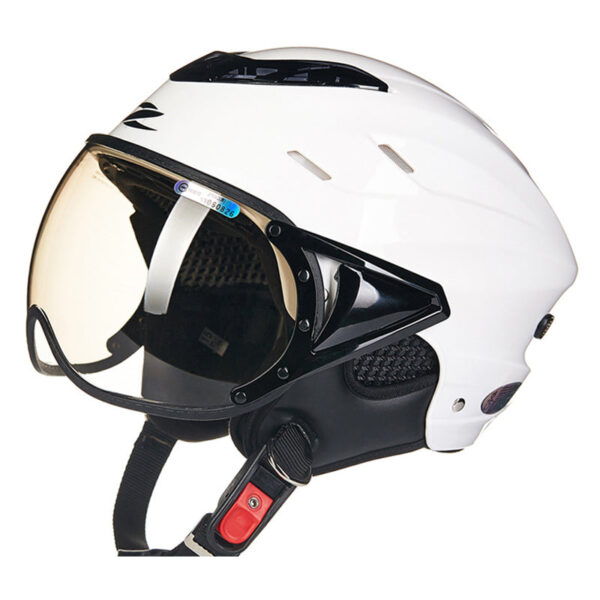 Half Open Face Helmet with Sun Visor - Image 2