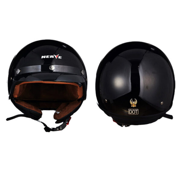 Half Face Motorcycle Helmet Kevlar Retro Harley Helmet - Image 4