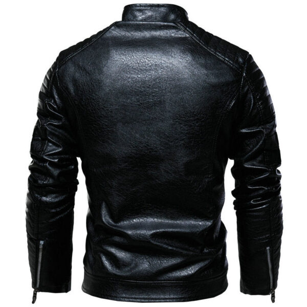 Espnman Men's Leather Jacket - Image 8