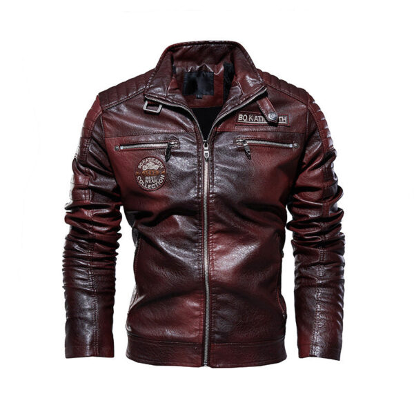 Espnman Men's Leather Jacket - Image 6