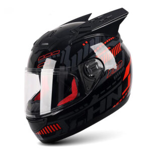 Lens For Full Face Motorcycle Helmet with Cool Horns