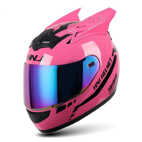 Lens For Full Face Motorcycle Helmet with Cool Horns - Image 2