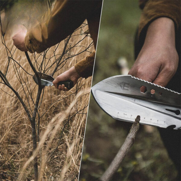 Multifunctional Tactical Shovel Hiking Survival Emergency Tool - Image 3