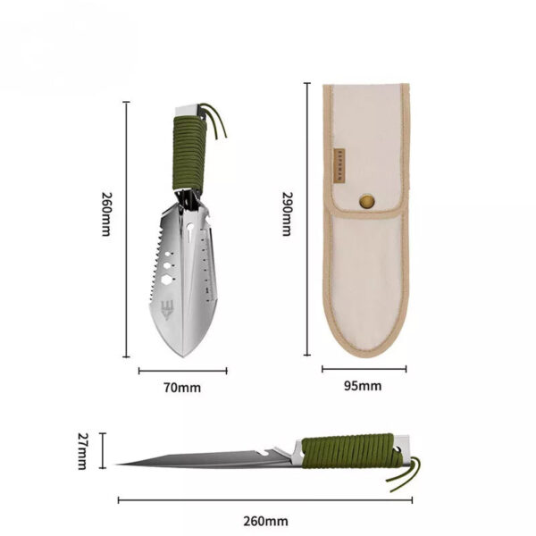 Multifunctional Tactical Shovel Hiking Survival Emergency Tool - Image 7