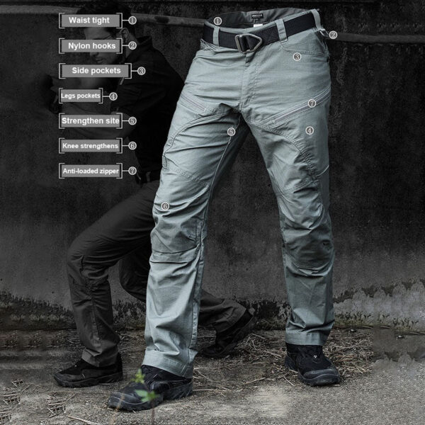 Men's Urban Pro Stretch Tactical Pants Army Green - Image 2