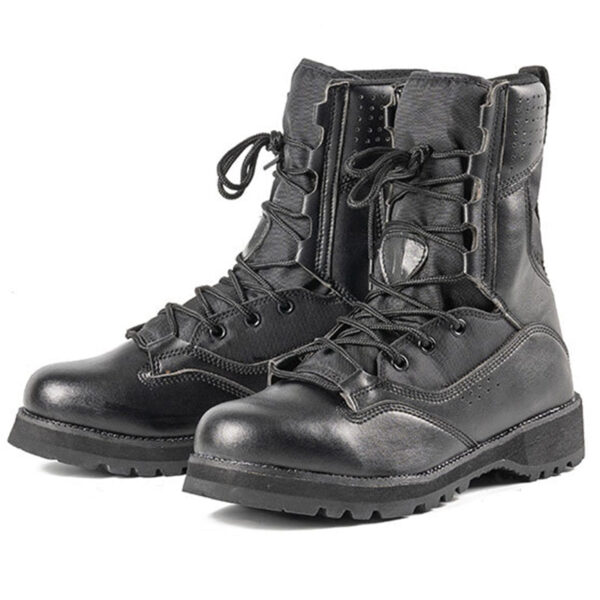 Men's Tiger Strike Leather Combat Boots