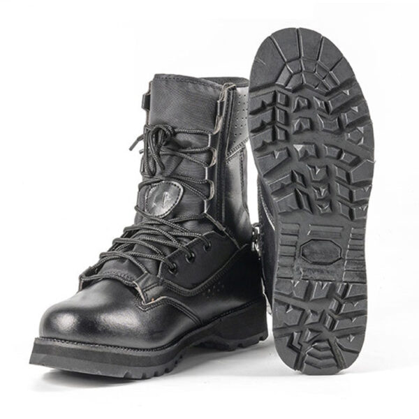 Men's Tiger Strike Leather Combat Boots - Image 2