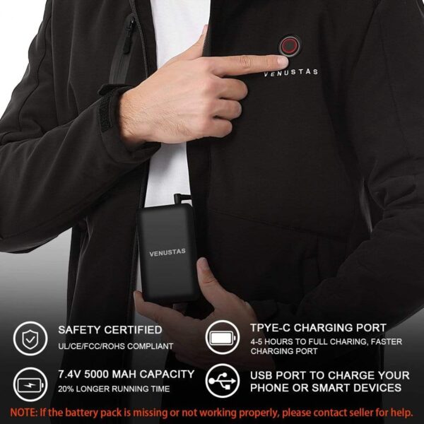 Men's Heated Jacket 7.4V - Image 6