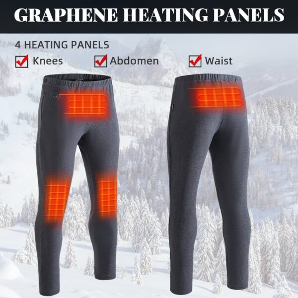 Heated Thermal Underwear Pants For Men, 5V - Image 3