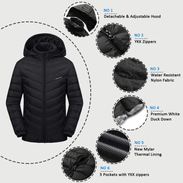 Men's Heated Down Jacket 7.4V - Image 6