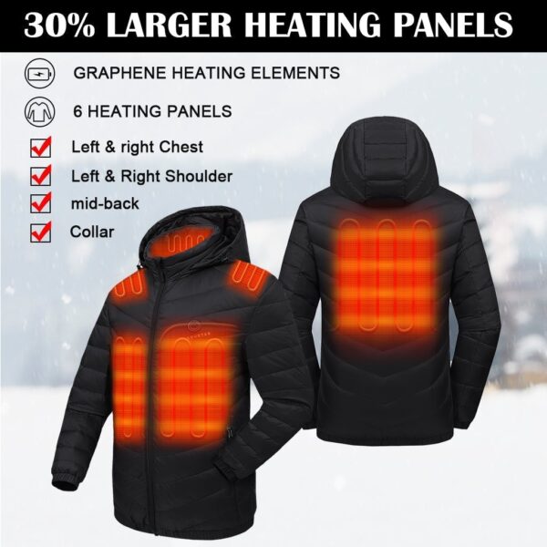 Men's Heated Down Jacket 7.4V - Image 3