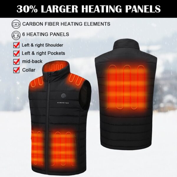 Men's Heated Vest 7.4V - Image 3
