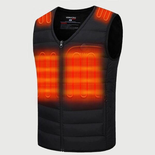 Men's Heated Vest with V-neck 7.4V - Image 2