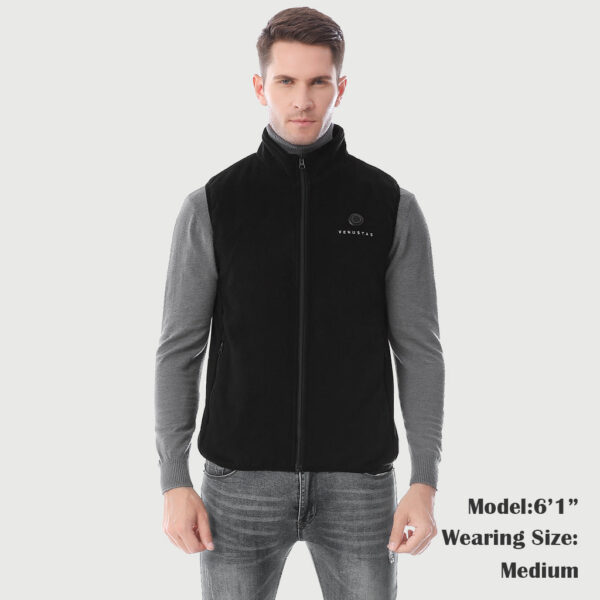 Venustas Heated Fleece Vest 7.4V For Men - Image 4