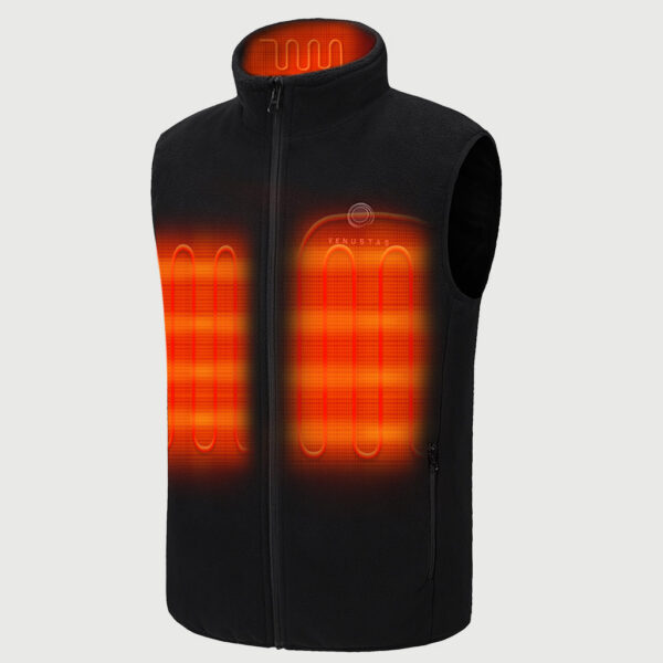 Venustas Heated Fleece Vest 7.4V For Men - Image 2